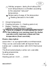 Предварительный просмотр 9 страницы Saunier Duval exacontrol 1 Operating And Installation Manual