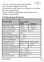 Предварительный просмотр 11 страницы Saunier Duval exacontrol 1 Operating And Installation Manual