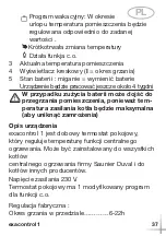 Предварительный просмотр 37 страницы Saunier Duval exacontrol 1 Operating And Installation Manual