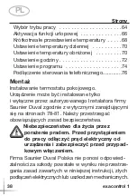 Предварительный просмотр 38 страницы Saunier Duval exacontrol 1 Operating And Installation Manual