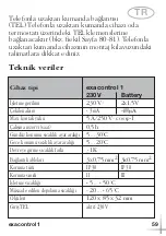 Предварительный просмотр 59 страницы Saunier Duval exacontrol 1 Operating And Installation Manual