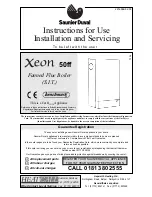 Saunier Duval Xeon 50ff Instructions For Use Installation And Servicing preview