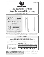 Preview for 1 page of Saunier Duval Xeon 50ff Instructions For Use Installation And Servicing