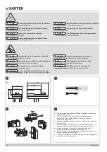 Preview for 2 page of sauter ADM 322 Series Manuallines For The Technician/Fitter