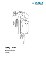 Preview for 1 page of sauter ASV 52 Series Maintenance Manual