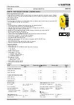 sauter ASV115 Product Data Sheet preview