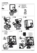 Предварительный просмотр 2 страницы sauter AVF124 Fitting Instructions