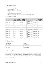 Предварительный просмотр 3 страницы sauter CE WT1-Y1 User Manual