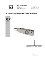 Предварительный просмотр 1 страницы sauter CT Q1 Instruction Manual