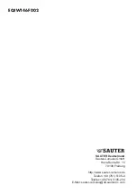 Предварительный просмотр 160 страницы sauter EQJW146F002 Manual