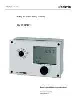 Предварительный просмотр 1 страницы sauter equitherm EQJW126F001 Mounting And Operating Instructions