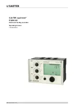 Предварительный просмотр 1 страницы sauter equitherm EQJW245 Operating Manual