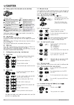 Предварительный просмотр 2 страницы sauter equitherm EQJW245 Quick Reference