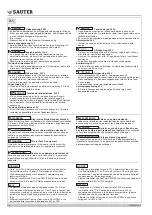 Preview for 2 page of sauter EY-AM300 Series Fitting Instructions