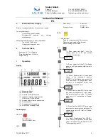 Preview for 2 page of sauter FH-M Instruction Manual