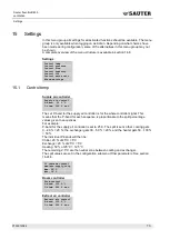 Предварительный просмотр 73 страницы sauter flexotron 800 RDT808F211 Manual