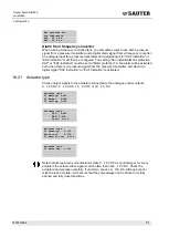 Предварительный просмотр 91 страницы sauter flexotron 800 RDT808F211 Manual