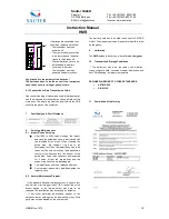 Preview for 10 page of sauter HMR Instruction Manual