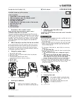 sauter LXT240R Quick Reference preview