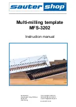 Предварительный просмотр 1 страницы sauter MFS-3202 Instruction Manual