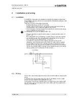 Предварительный просмотр 9 страницы sauter RDT410 Manual