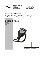 sauter SAUTER TC car Instruction Manual preview