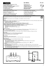 Предварительный просмотр 1 страницы sauter TFL 611 Fitting Instruction