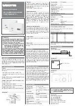 Предварительный просмотр 2 страницы sauter TSHK 68. F Series Operating Instructions