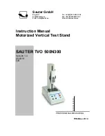 sauter TVO 500N300 Instruction Manual preview