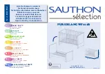 SAUTHON selection PURE BLANC WF111B Technical Manual preview