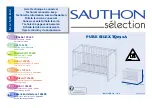 SAUTHON selection PURE SILEX TQ031A Technical Manual preview