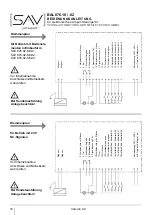 Preview for 12 page of Sav 20191109 Operating Instructions Manual