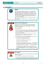 Preview for 8 page of Sav 220.3 Operating Instructions Manual