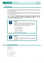 Предварительный просмотр 4 страницы Sav 244.01 Operating Instructions Manual