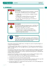 Предварительный просмотр 21 страницы Sav 244.01 Operating Instructions Manual