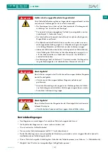 Предварительный просмотр 23 страницы Sav 244.01 Operating Instructions Manual