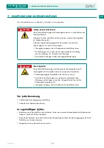 Предварительный просмотр 25 страницы Sav 244.01 Operating Instructions Manual