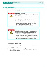 Предварительный просмотр 26 страницы Sav 244.01 Operating Instructions Manual