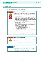 Предварительный просмотр 48 страницы Sav 244.01 Operating Instructions Manual