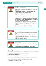 Предварительный просмотр 49 страницы Sav 244.01 Operating Instructions Manual