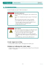 Предварительный просмотр 52 страницы Sav 244.01 Operating Instructions Manual