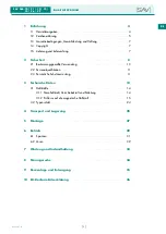 Предварительный просмотр 3 страницы Sav 244.70 Operating Instructions Manual