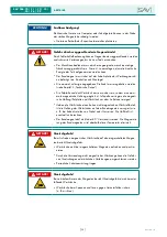 Предварительный просмотр 30 страницы Sav 244.70 Operating Instructions Manual