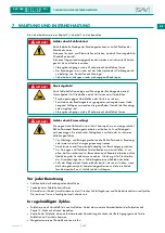 Предварительный просмотр 33 страницы Sav 244.70 Operating Instructions Manual