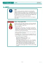 Предварительный просмотр 42 страницы Sav 244.70 Operating Instructions Manual