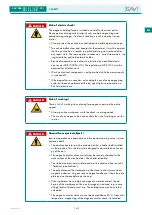 Предварительный просмотр 43 страницы Sav 244.70 Operating Instructions Manual