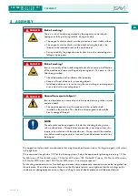 Предварительный просмотр 61 страницы Sav 244.70 Operating Instructions Manual