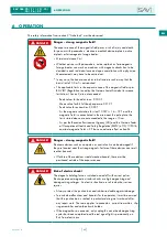 Предварительный просмотр 63 страницы Sav 244.70 Operating Instructions Manual