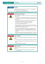 Предварительный просмотр 64 страницы Sav 244.70 Operating Instructions Manual