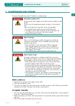 Предварительный просмотр 67 страницы Sav 244.70 Operating Instructions Manual